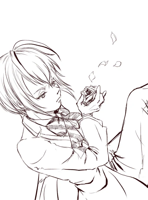 [らくがき] 線だけリドル。
触覚の向きが難しい。 - Ravenaのポイピク
https://t.co/l0tjYD7wuN 
