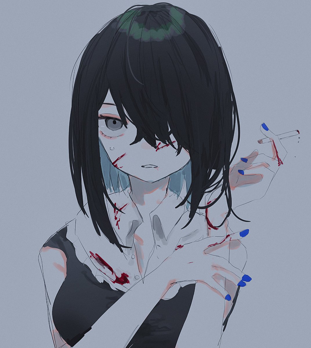 「気のせい 」|夢如むきのイラスト