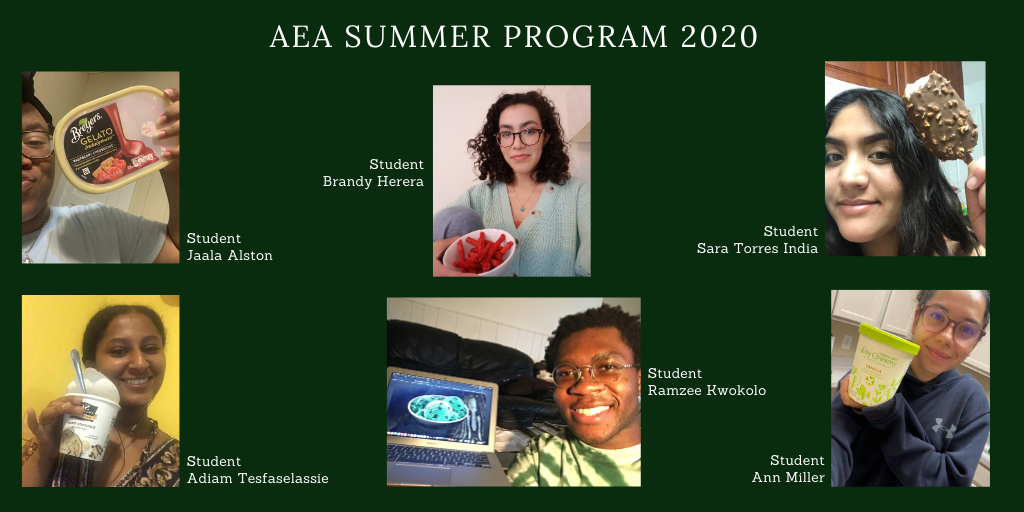 AEASPmsu's tweet photo. AEA Summer Program 2020 - A look back. Covid 19 = Virtual. #AEASP20 #Summerofecon #Welooklikeeconomists #Futureeconomists @michiganstateu @MSUGradSchool @MSU_SocSci https://t.co/2YL2n4nRfY