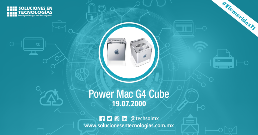 techsolmx's tweet photo. Un día como hoy (19/07/2000): Apple presentaba en la MacWorld Expo de Nueva York, la Power Mac G4 Cube, que contaba con un procesador 450 MHz Power PC G4 con Velocity Engine. https://t.co/X03rqGL4wu
#SomosSoluciones #EfeméridesTI #Apple #MacWorldExpo #PowerMacG4Cube #PowerPCG4 https://t.co/z9RT7HyLP7