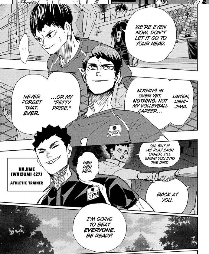Oikaw's going to beat everyone's asses and im on BOARD 
