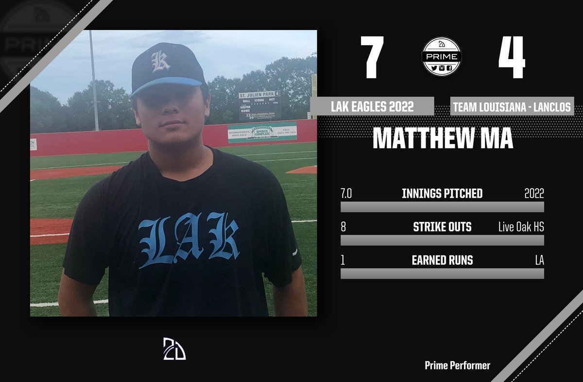 2DsportsbsbLA's tweet photo. ⭐️ #PrimePerformer ⭐️
@LouisianaKnight
#TriStateUnderclass https://t.co/Kq7RFjX9En