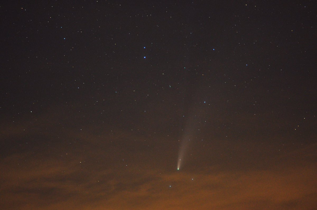NEOWISE <a href="/c2020f3/">Comet NEOWISE</a> and some clouds #Astrophotography