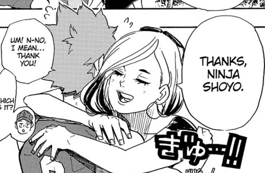 haikaiya's tweet photo. oh to be a haikyuu character and hug hinata shouyou https://t.co/PqWR2N26tY