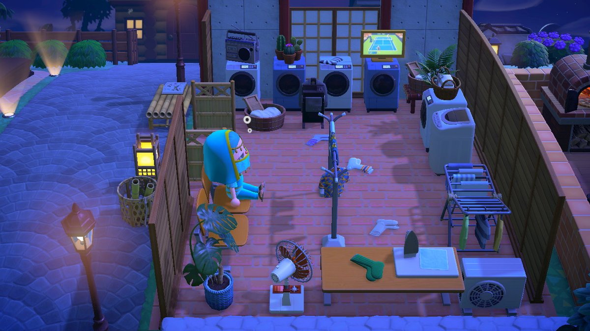 JenumiCosplay's tweet photo. made my residents a laundrymat  #AnimalCrossing #ACNH #NintendoSwitch https://t.co/Ht2QopVXaE