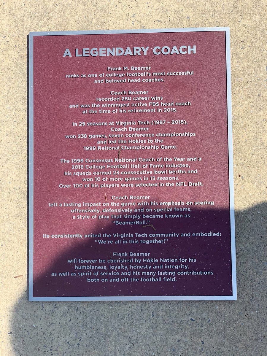 CoachSBeamer's tweet photo. Finally had a chance to see this in person .....Even cooler than I thought it would be 

#Proud https://t.co/2TkI4Q8cQU