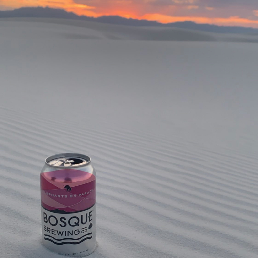BosqueBrewingCo's tweet image. White Sands and sky on fire. 📷 @michaelmiller_._