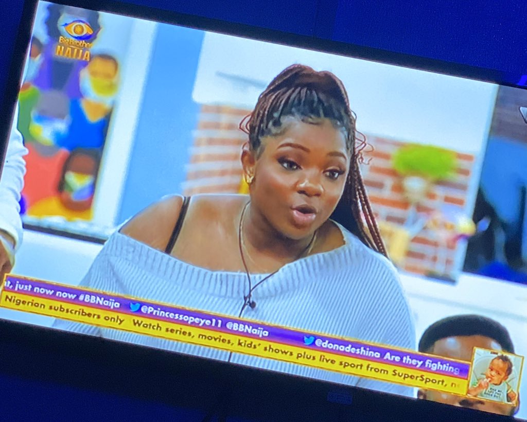 stacia201's tweet photo. Who's your fav again??
#dorothy #bbnaija https://t.co/gUxov9gnpf