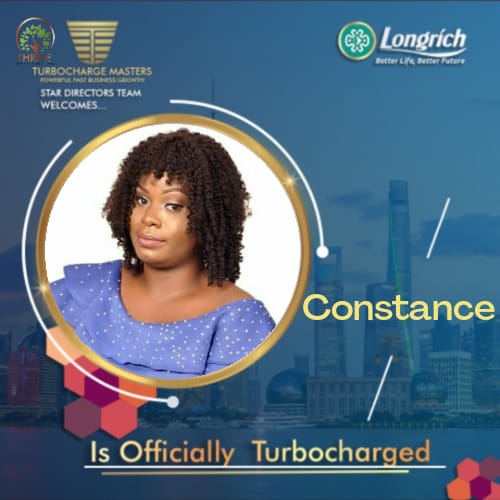 LRSwytness's tweet photo. 💥💥BOOOOOOOOOOM!!!💥💥 

I officially welcome Constance to  our🌳Thrive Tribe team🌳 powered by the Turbocharge Masters ⚡⚡

She took the leap &amp; said Yes to the Longrich brand for a better life &amp; a better future.

#thrivetribe
#Turbochargemasters
#WeWorkWhatWorks https://t.co/n54FfHsjZ3
