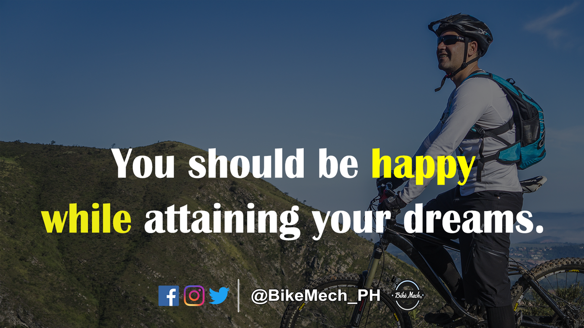 BikeMech_PH's tweet photo. Enjoy the pain you encounter in the path of success. https://t.co/H2oceTTzkY