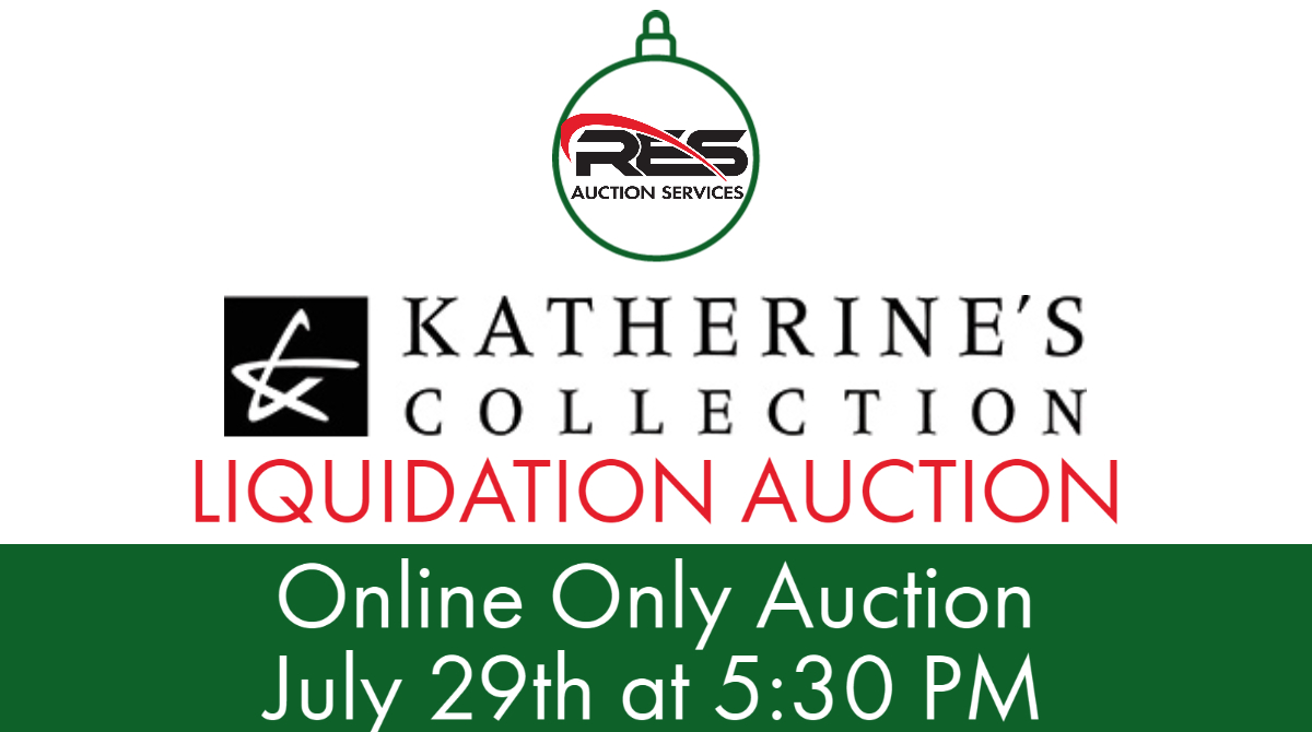 resauctions's tweet photo. Christmas in July Auction! https://t.co/KqdijZG3hc The final and complete liquidation of Katherine's Collection is Wednesday, July 29th at 5:30 PM. Including wholesale lots of new high-end Christmas ornaments and holiday decor as well as business liquidation items. https://t.co/isZ3r2wgKF