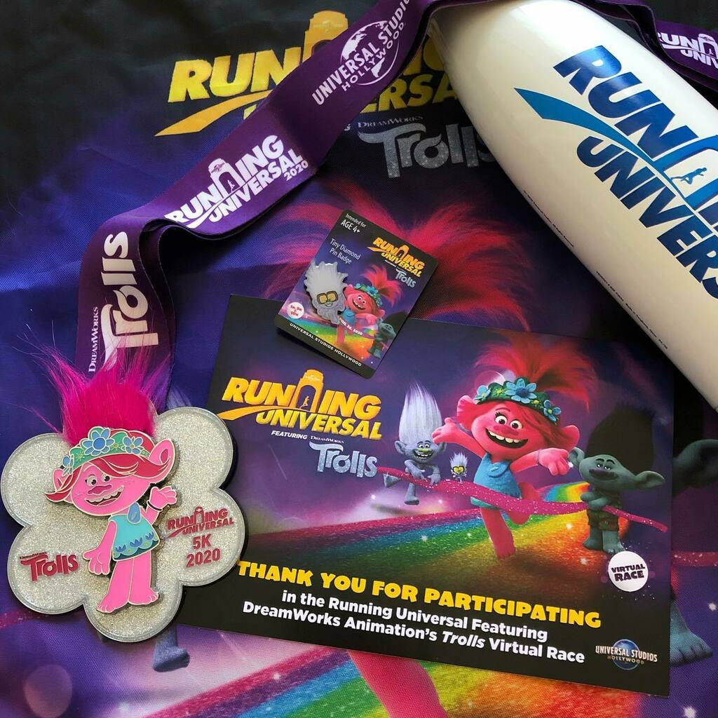 RealMomOfSFV's tweet photo. Yesterday my family &amp; I participated in the #RunningUniversal Virtual #Trolls5K! Look at all of the cute #Trolls goodies that come with your race registration! Get all of the details on my website + use my discount code “SFV5” to get $5 off your race reg… https://t.co/T8zEe8ByEE https://t.co/QjYeO3dWPD