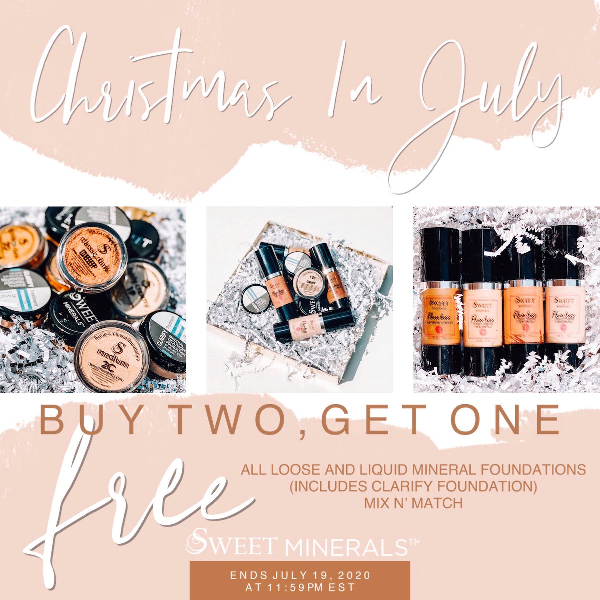 SweetMinerals's tweet photo. Christmas in July ends tonight - https://t.co/y3seYZmips https://t.co/bfXPUZj1Ei