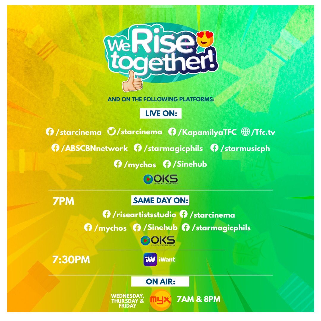 iamjamesbanaag's tweet photo. Tune in to #WeRiseTogether today! Let’s #PowerUpTheYouth with our guest, @kakiep83 🙌🏼

That’s 12NN on https://t.co/46Rx8gQK4W and https://t.co/kQsvWv2fE0 https://t.co/LeVTUnoz3S