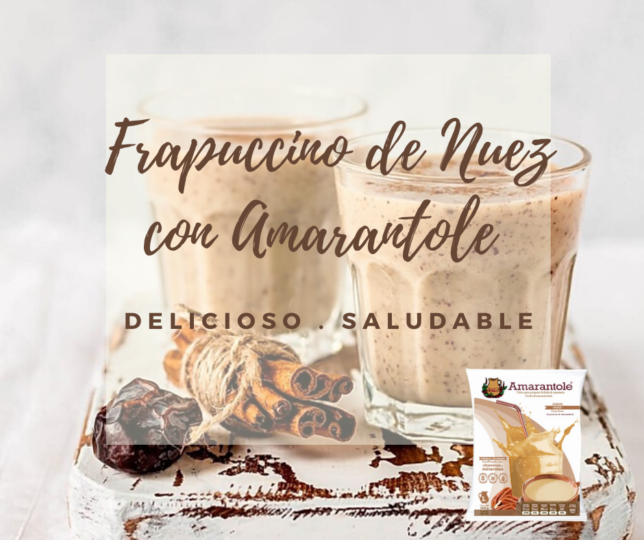 AMARANTOLE's tweet photo. 📔#RecetaAmarantole #Frapuccino de Nuez con Amarantole. Para los amantes del #café. Satisface el antojo y cubre tus requerimientos nutrimentales. 👉 https://t.co/TNuthJFWl0
Llámanos (55) 7583 9433
WhatsApp https://t.co/G4l38wkA1P
Conoce #Amarantole 👉 https://t.co/tYmDRov9H8 https://t.co/q8EyIsXyF4