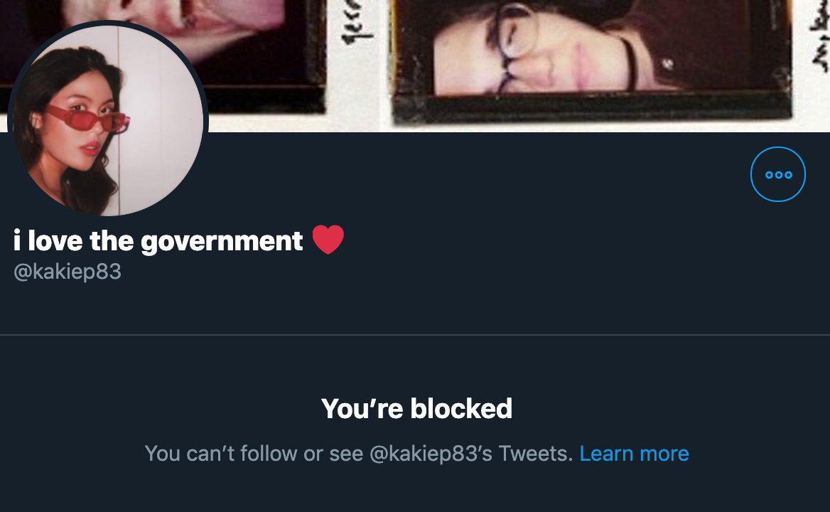 YellowBardagul1's tweet photo. @kakiep83 Only guilty people do this.
It's so out of tune for u to LAUGH at someone being threatened to have her PRIVATE pics exposed while u're doing some fake women advocacy. Why laugh? Just because they're on the other side?
Guess what FRAUDKIE, check your privilege.
Good morning! 🤡 https://t.co/BHDAe9Ns1c