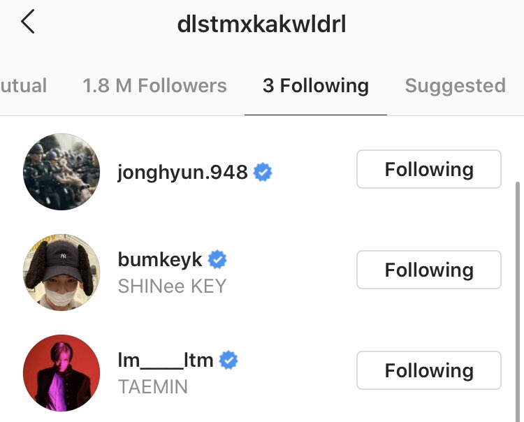 JINKI JUST FOLLOWED TAEMIN ON INSTAGRAM ARE YOU SERIOUS