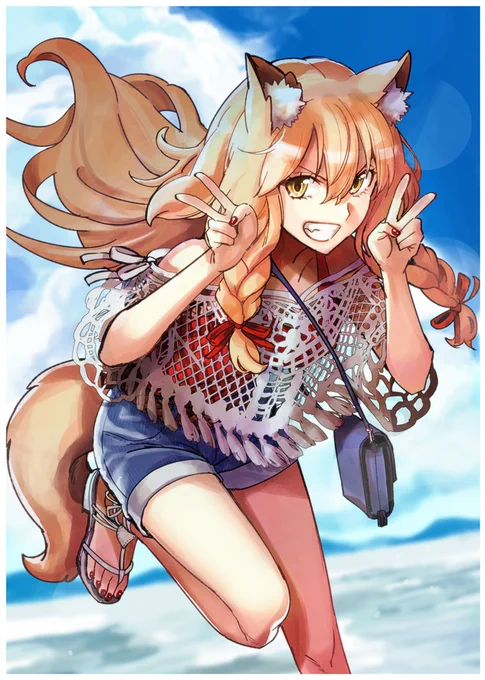 FGO5周年記念広告 under the same sky
今日の京都新聞(滋賀県民版)に掲載の広告にて、鈴鹿御前を描かせてもらいました。満月寺浮御堂!琵琶湖!
FGO5周年おめでとうございます!

テーマは友達デートしてる鈴鹿御前。セリフも我侭言って自分で提案させてもらいましたよー。
#FGO5周年 