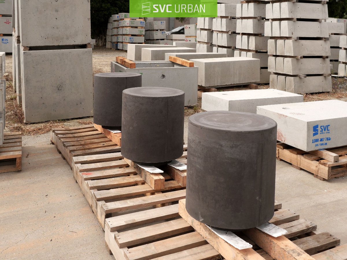 svc_products's tweet photo. CYLINDER by #SVCUrban is available as a stand-alone #concreteseat that can also double as a reinforced #safetybollard.
The units pictured are awaiting a shot-blasting treatment, which will create a smooth but textured surface that adds amazing visual appeal.
#concretelove https://t.co/LhxcNNg9aj