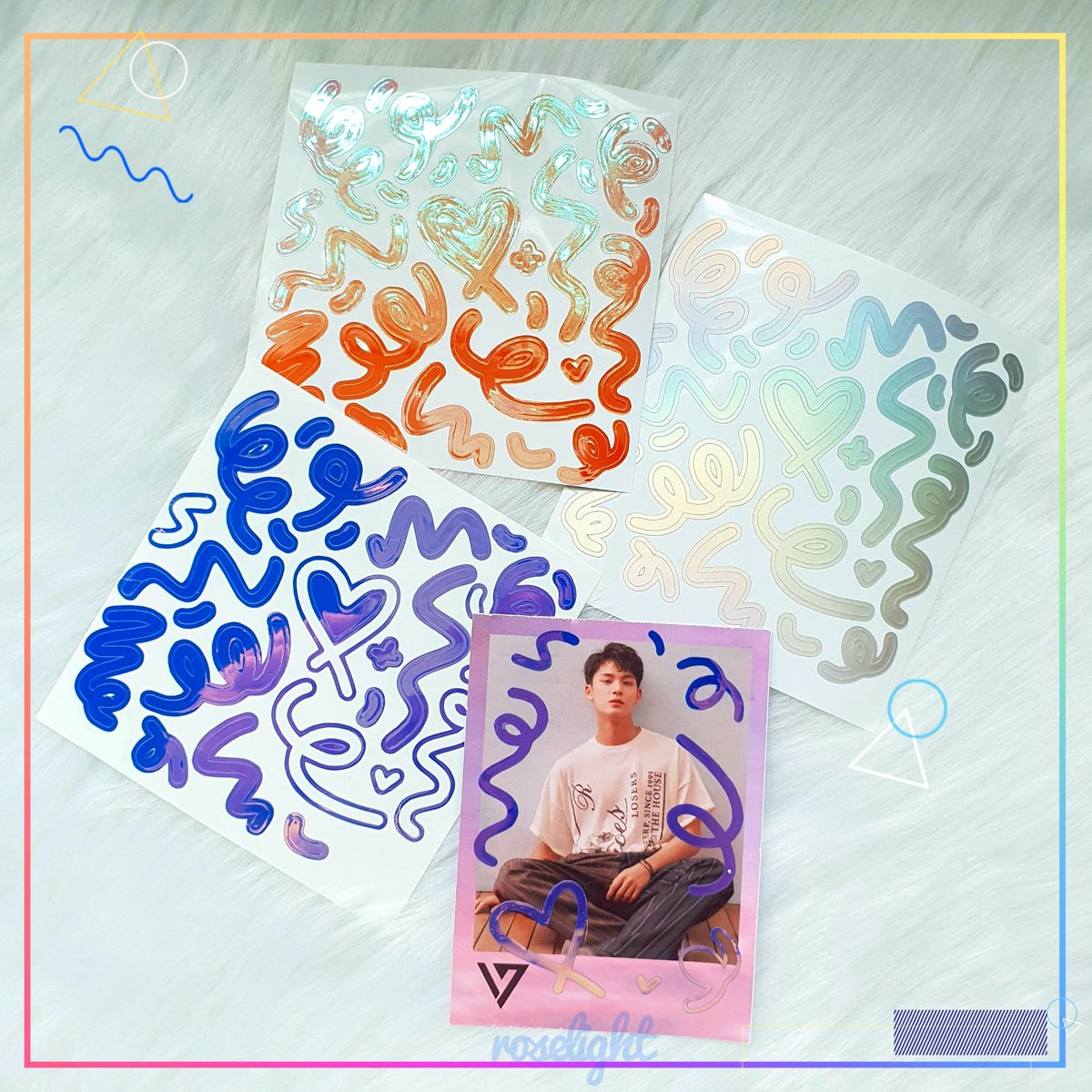 roselight_ph's tweet photo. 📍CONFETTI DECOR DECALS📍
Size: 3x3 in
You can choose your own colors
You can use this as design on your polaroids and journals!
Order thru our Shopee store! Link in bio!
#decalsph #holodecal #decalsticker #holosticker #vinylsticker #holographicdecals #decalsph #polcos https://t.co/ZGAgLiKO5z