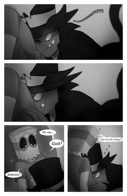 Jaguatiric4🔞 COMMISSIONS OPEN !! - pag 16 #villainous #paperhat #webcomic #comic #yaoi #drflug #blackhat https://t.co/wEpZVOxPnJ