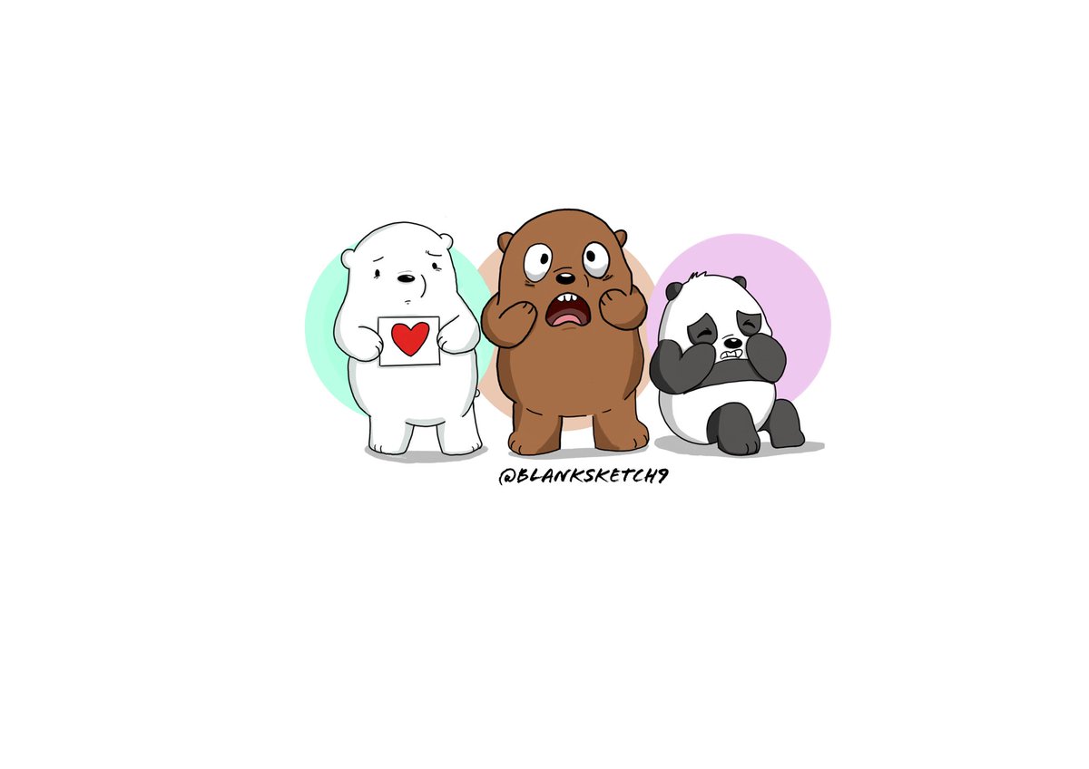 blanksketch's tweet photo. You will be missed 🐻 #webarebears https://t.co/HKH1HQAPNC