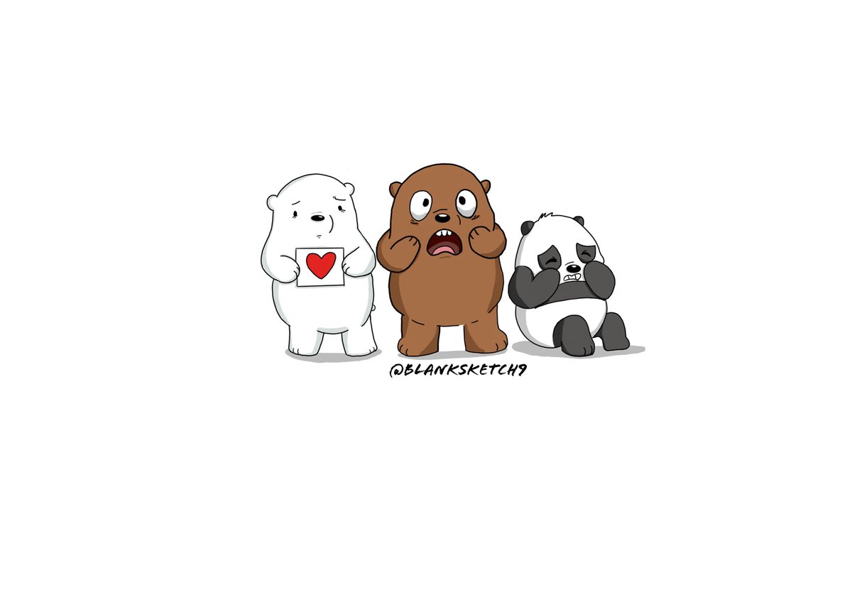 blanksketch's tweet photo. You will be missed 🐻 #webarebears https://t.co/HKH1HQAPNC