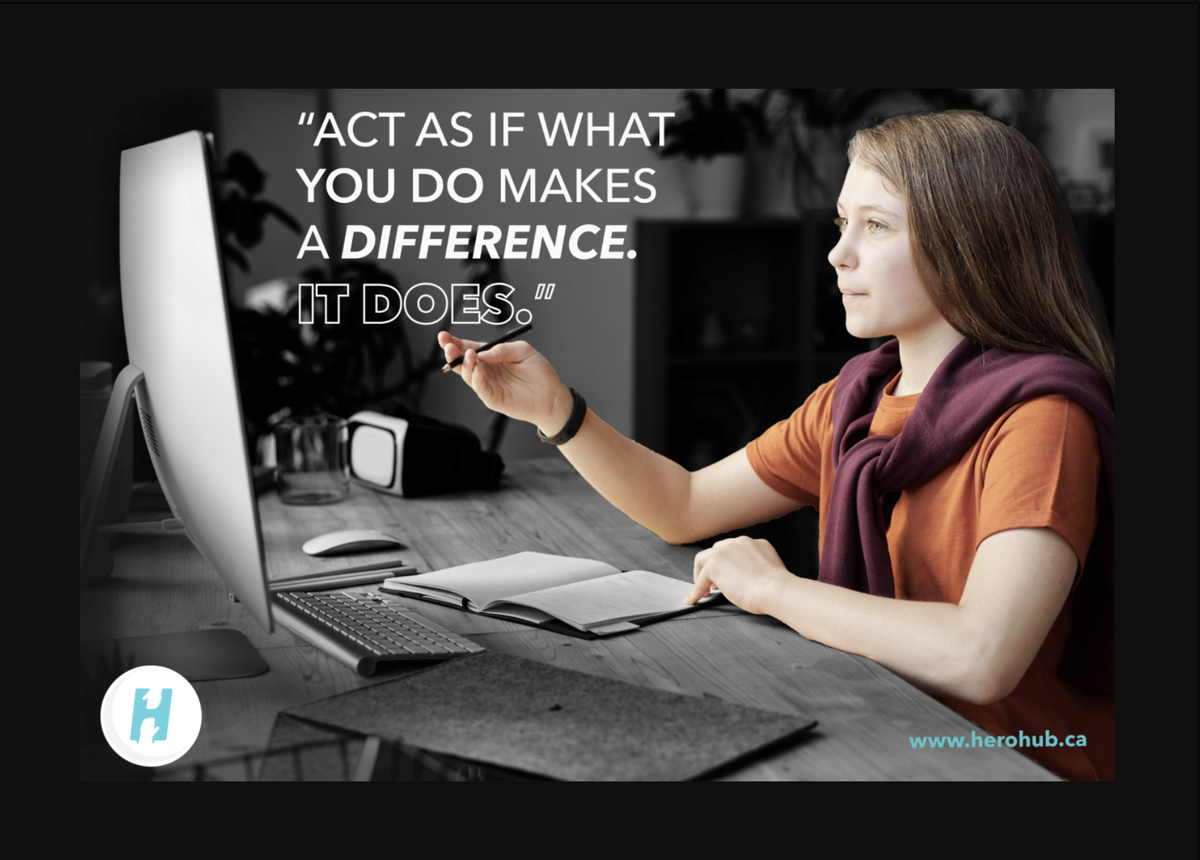 Today can be the day to make a difference! herohub.ca #Herohub