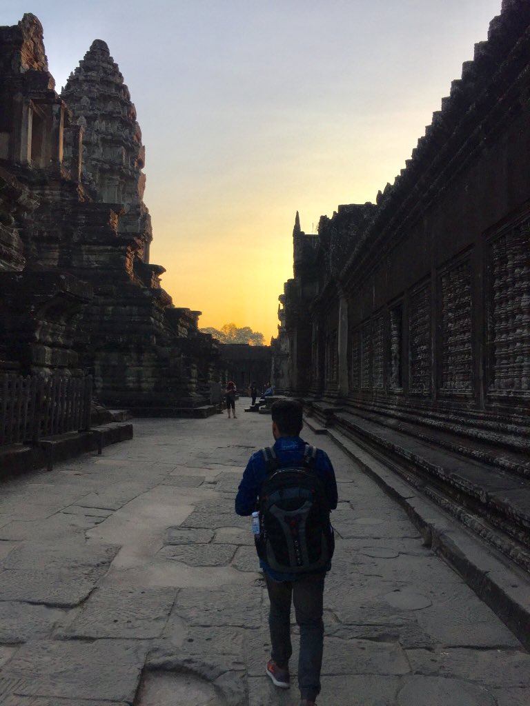 The mighty AngkorWat temple. A visual retreat for eyes and an spiritual treat to our souls. Relics of ancient times in such form of cultural heritages speak volumes about the master craftsmanship of that golden era . #Cambodia @LostTemple7 @hindutempletalk @CambodiaTourism