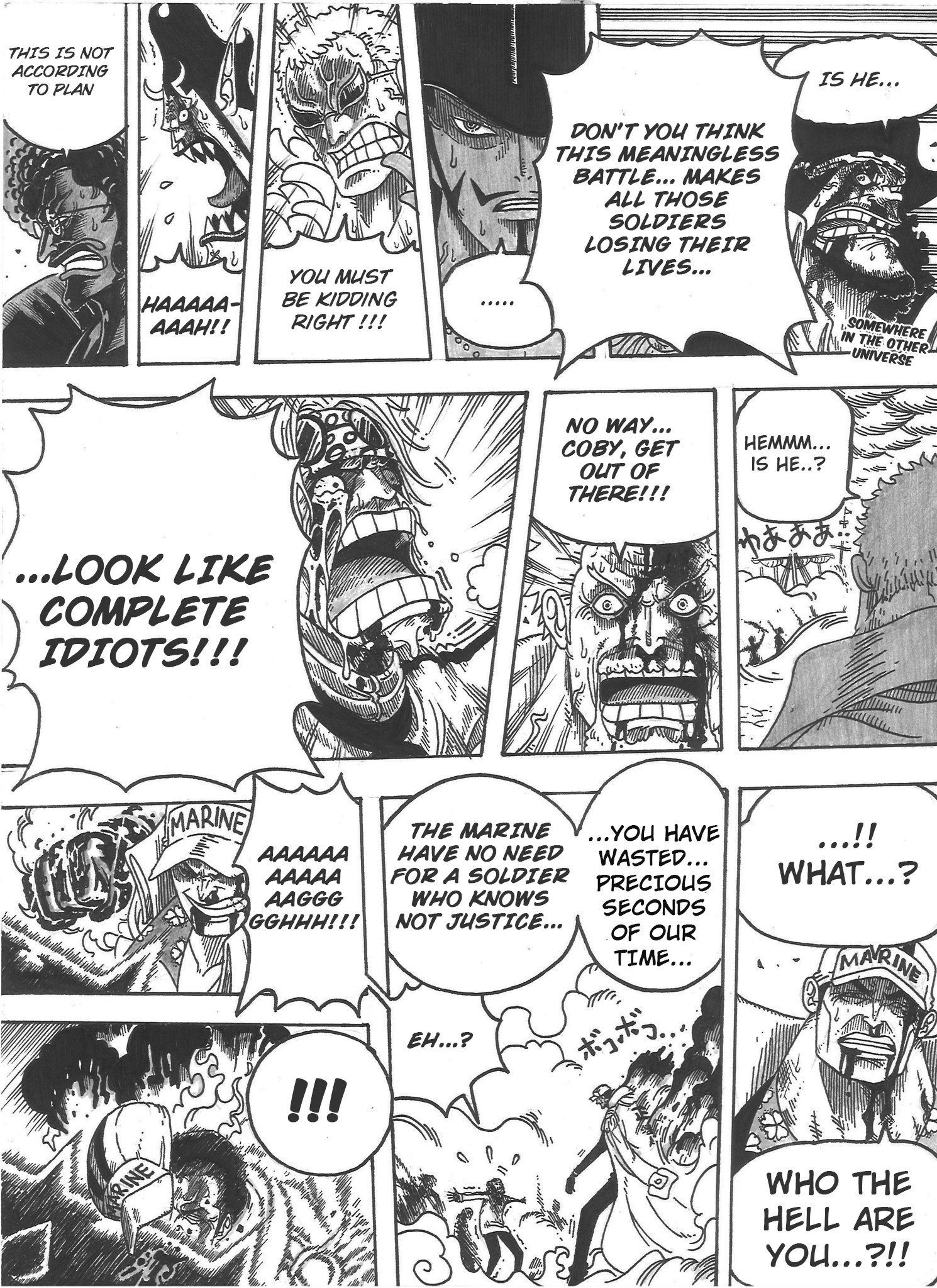 OC] Destruction of the Red Line [1044+ spoilers] : r/OnePiece