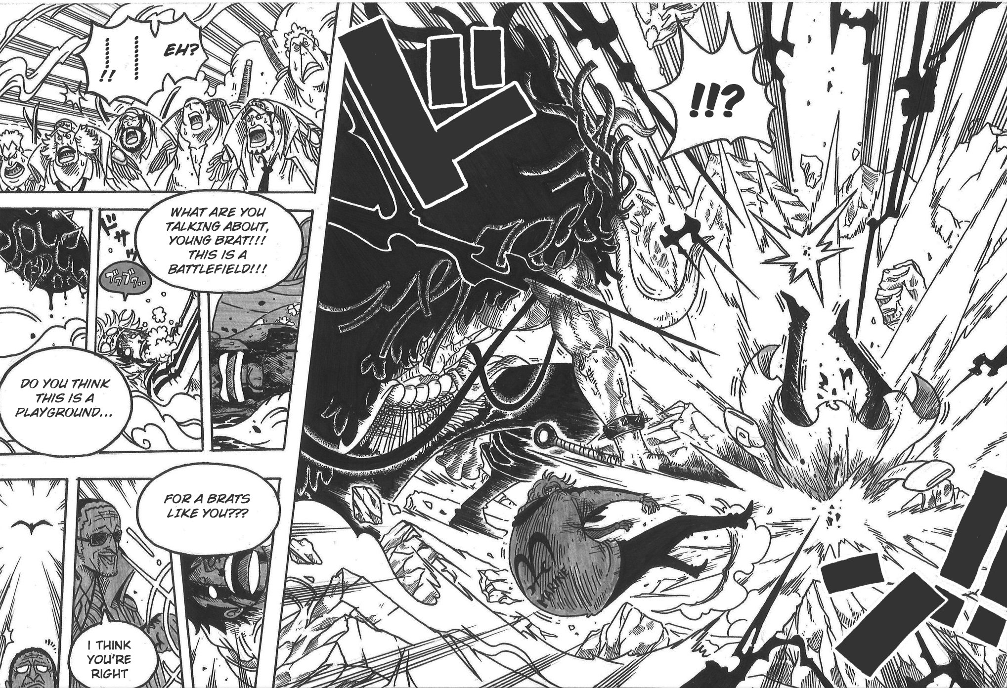 Ricky Acong Subroto One Piece Chapter 579 What If Kaido Was Arrived On Marineford Translate Editing Murd3r5 T Co Ifg0kzhf7o Twitter