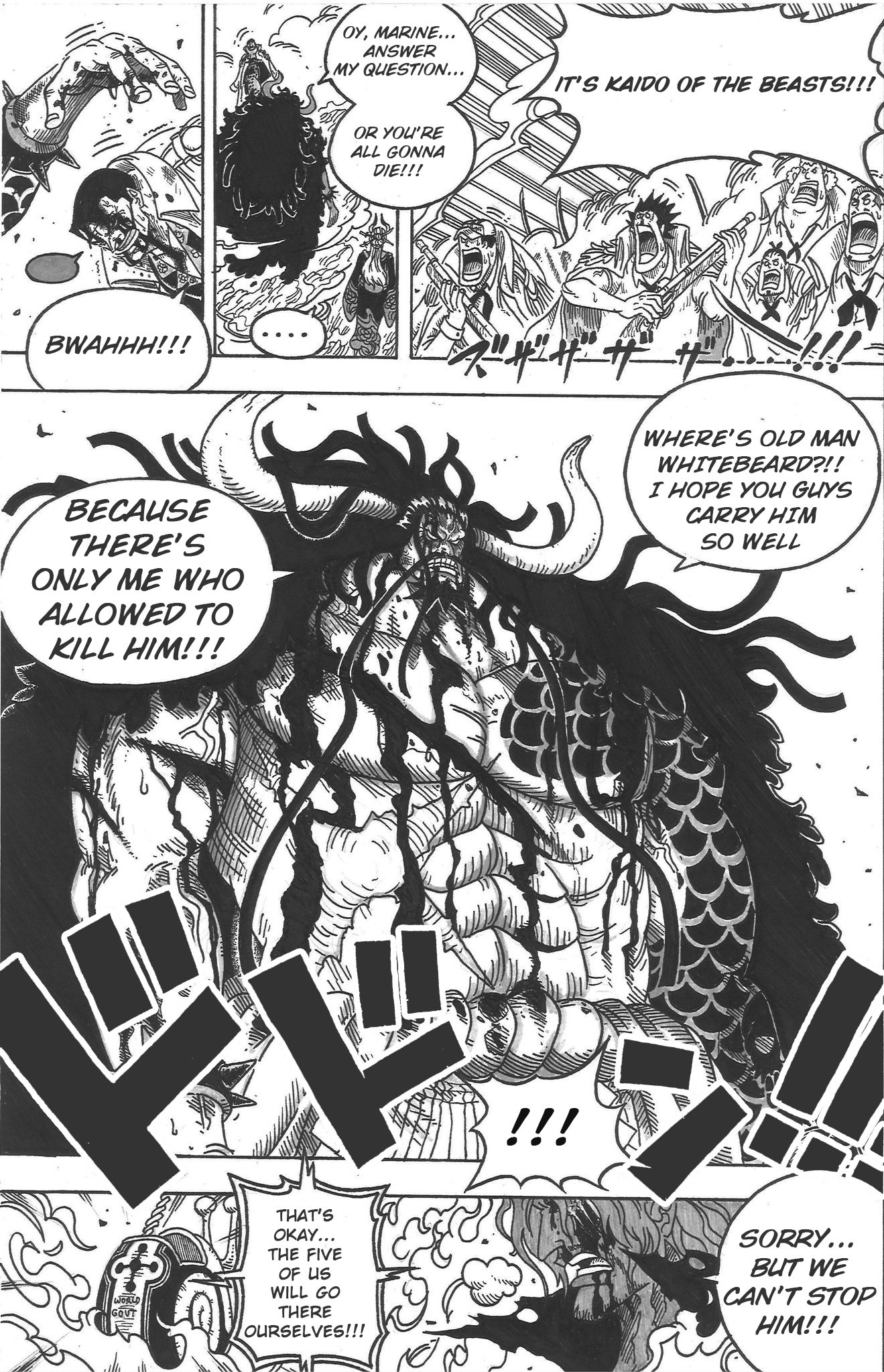 OC] Destruction of the Red Line [1044+ spoilers] : r/OnePiece