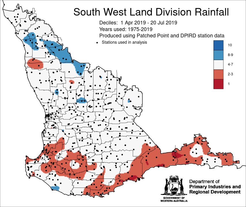 Year To Date Rainfall Map Meredith_Guthrie On Twitter: "@Dpirdbroadacre Rainfall To Date And Decile  Map Comparing Growing Season So Far To What Has Happening This Time Last  Year. Some Bureau Stations Aren't Yet Up To Date, So