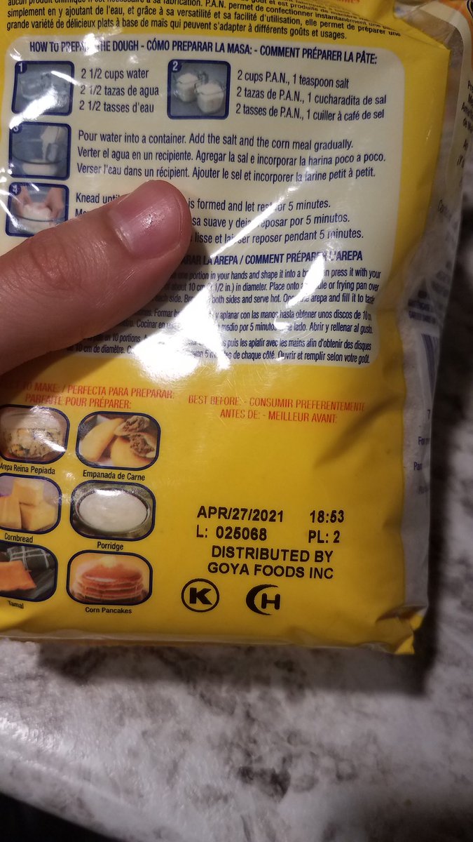 DanielDiMartino's tweet photo. So I just found out my Venezuelan corn flour is distributed by @GoyaFoods!
#IStandWithGoya https://t.co/7kjo9TSstS