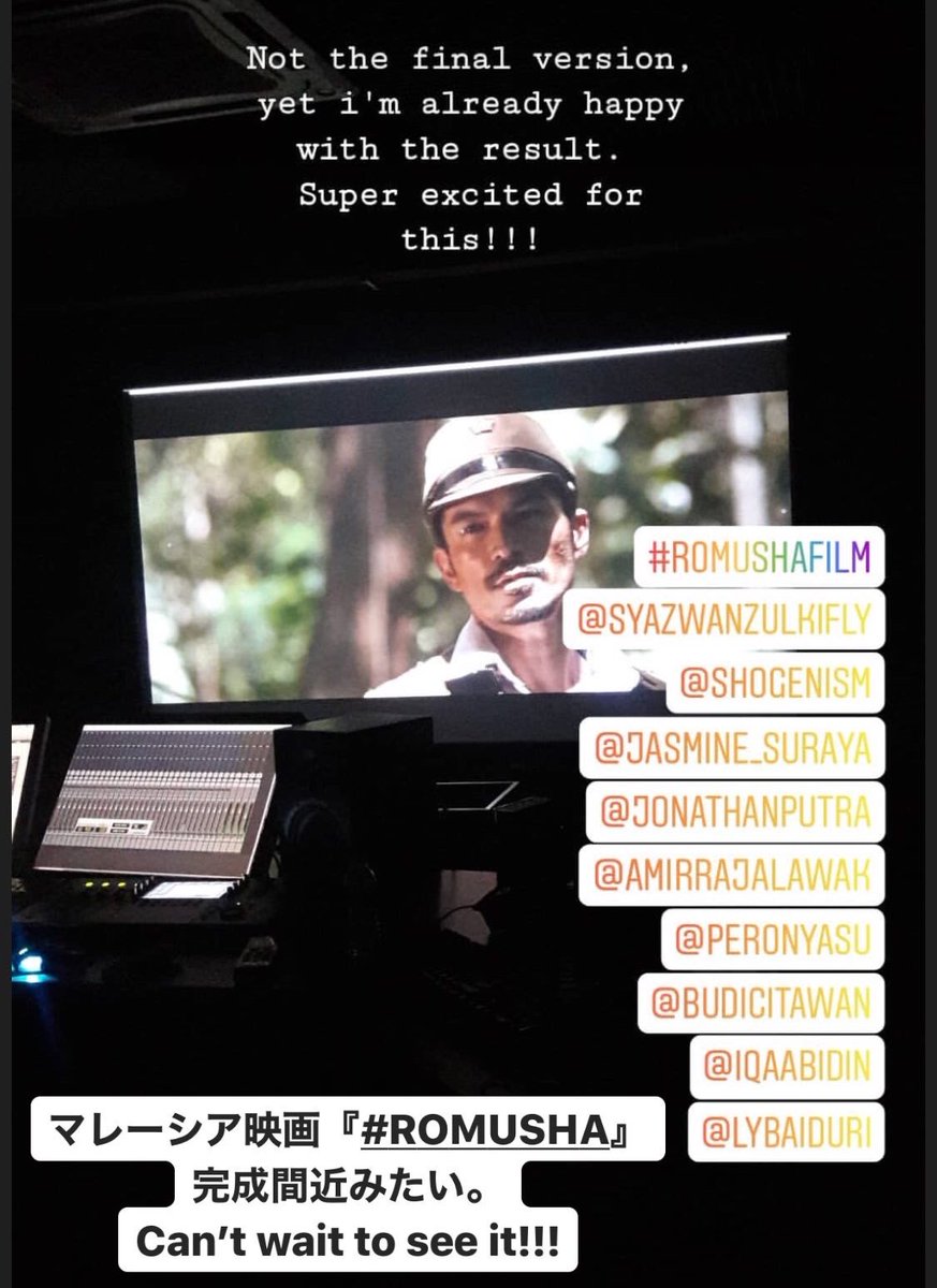 shogenism's tweet photo. マレーシア映画『#Romusha』が完成間近なようです。太平洋戦争中の泰緬鉄道建設を描いた名作『#戦場にかける橋』と別の部隊の話です。Can’t wait to see it!! https://t.co/67JNOc1VNi