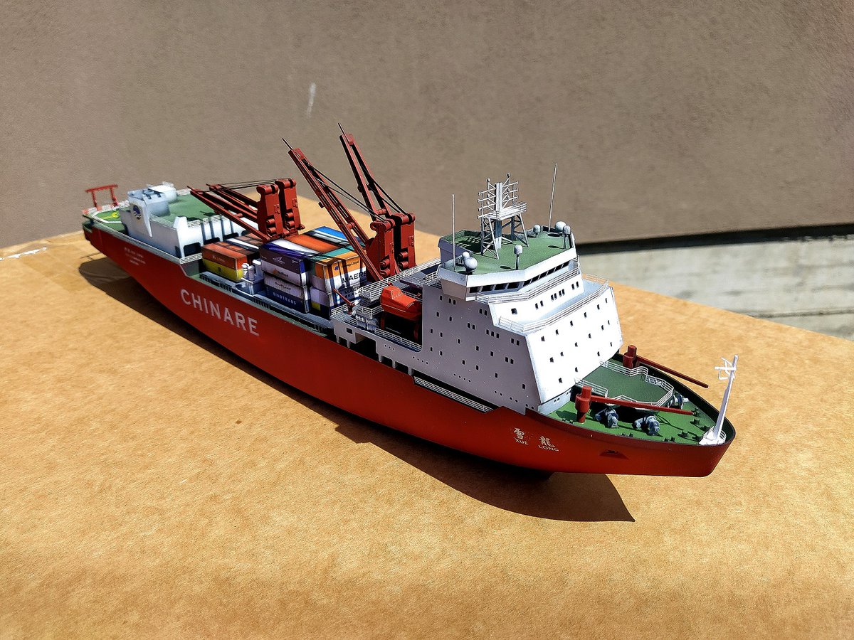 capvssnk2's tweet photo. MV Xue Long- Chinese icebreaking research vessel
#MV Xue Long #icebreaking #research vessel #Snow Dragon #雪龙 #雪龍 #Arctic cargo ship #Kherson Shipyard https://t.co/0TWfcJcpqb