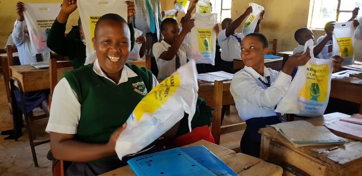 FoundationShina's tweet photo. Here are a few photos from the campaign for ‘Keeping Girls in School; Ending the Period of Shame’ at the Thithi Primary School Masimba and Salvation Army Secondary school in Kilome. https://t.co/SnIzdh9J0M
