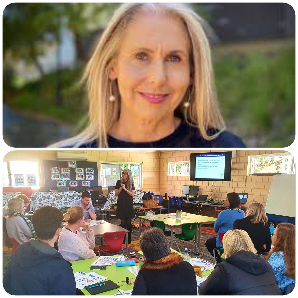 AllendaleTDS's tweet photo. Such a privilege to have @DrLSHammond working with APS staff today to continue our journey towards effective daily review and explicit instruction in every classroom! Many thanks for visiting us in the Mid West!  @LisaCriddle2 @TDS_SS_CO https://t.co/OIaphPOfWv
