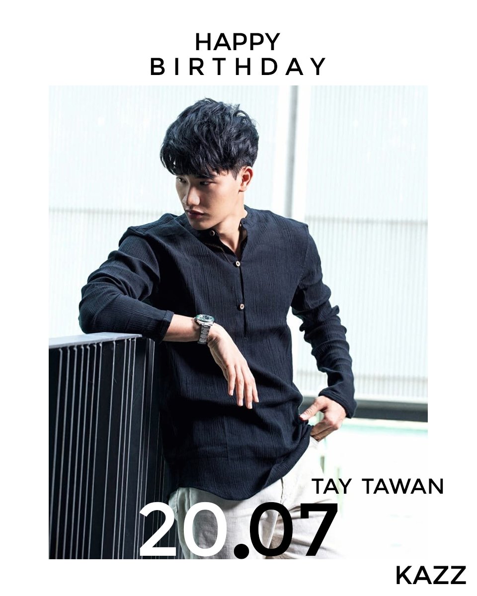 Kazzmagazine's tweet photo. Happy Birthday to @Tawan_V 😍

ทาง Kazz Magazine ขออวยพรให้หนุ่มเต ตะวันมีความสุข สุขภาพร่างกายแข็งแรง ประสบความสำเร็จในทุกๆผลงานนะจ๊ะ

#KazzMagazine #Taytawan29thbirthday #TaytawanBDProject2020 https://t.co/xVRUSxrUIK