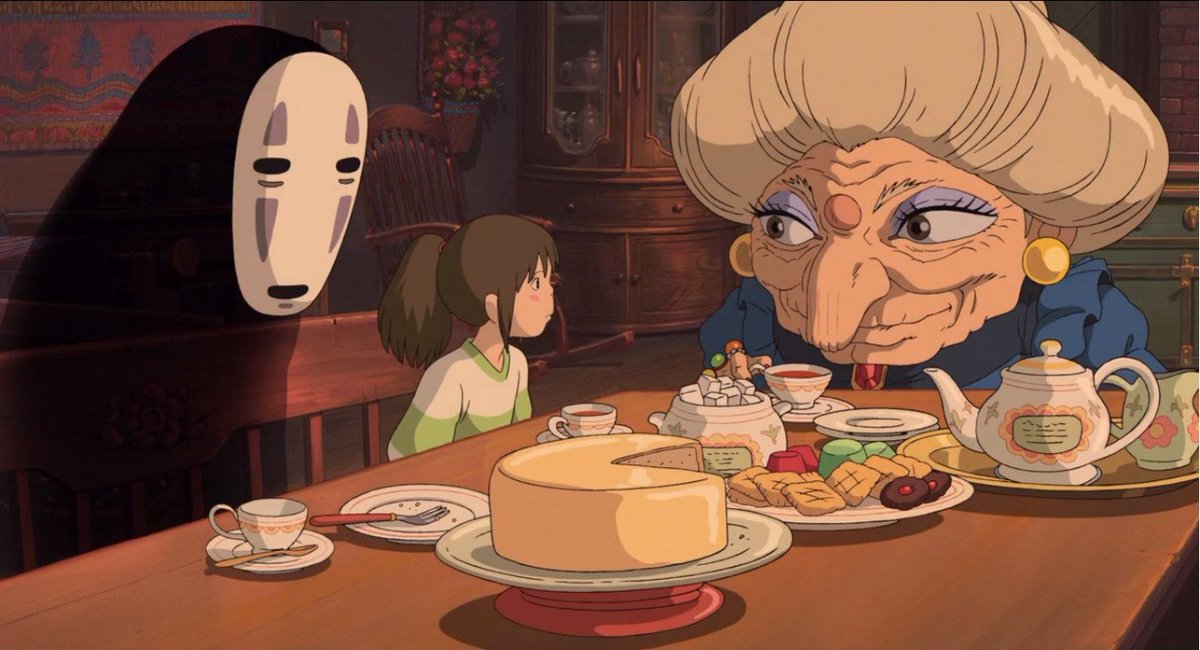 gen_ghibli's tweet photo. ⛩️ Hoy cumple 19 años 'El viaje de Chihiro', película dirigida por Hayao Miyazaki.

🗓️ Se estrenó el 20 de julio de 2001. https://t.co/HuHtrk0Ums