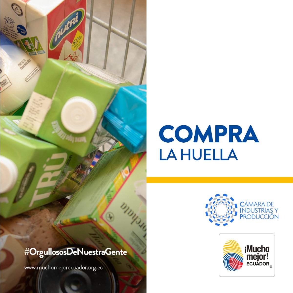 CamaraCIP's tweet photo. Si aceptas esta invitación comparte, porque queremos que esta voz llegue a más personas y juntos levantar a #Ecuador.  Elige a tu país, prefiere calidad, compra La Huella. 
#OrgullososDeNuestraGente 
#MuchoMejorEcuador @Ecuador_calidad https://t.co/UwG9uze9hU