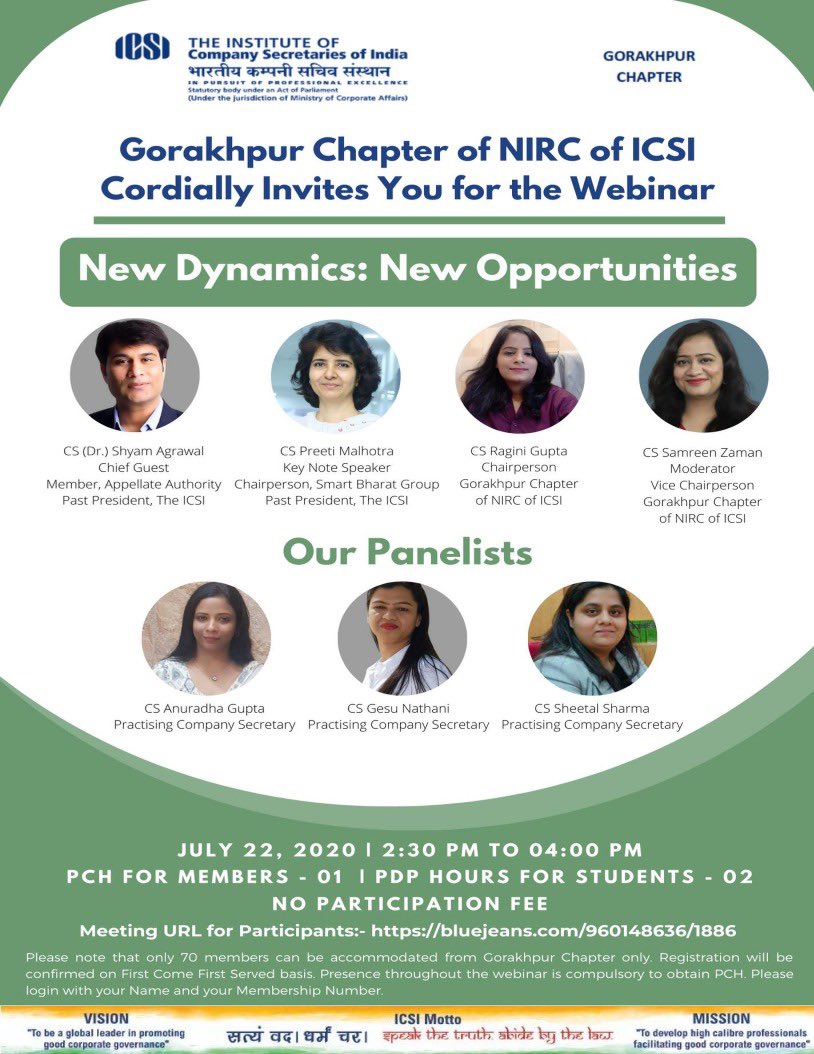 shyamagrawalcs's tweet photo. #Webinar #Gorakhpur #22ndJuly #NewDynamics #NewOpportunities ... https://t.co/FNd3KvcHc9