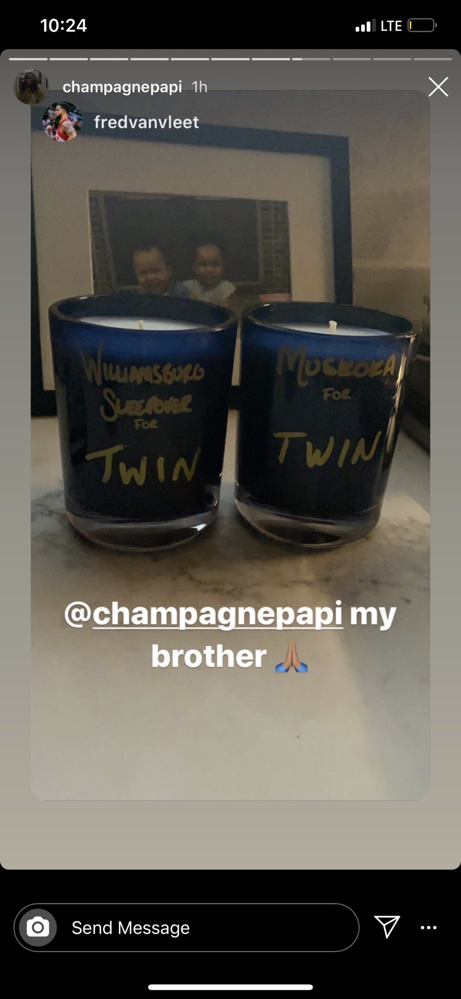 Drake sent candles to the Raptors players in the bubble More Sports