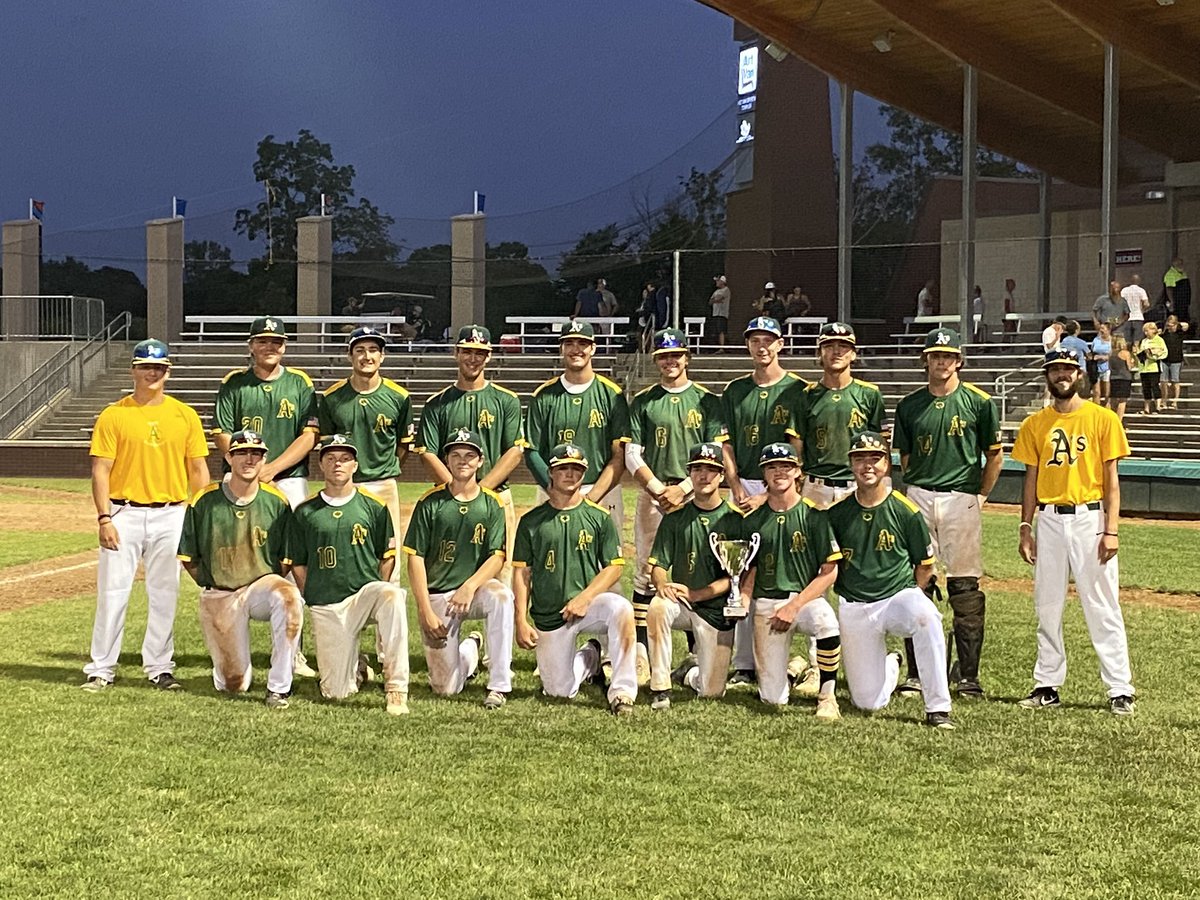 GREliteAs's tweet photo. FINAL:

Elite A’s: 6
Michigan Wildcats: 2

WP: Sean McLeod (Class of 2021)
5.0IP 2H 1R 0ER 1BB 2K

The A’s walk away with a record of 7-0 on the weekend and as @GameDayUSA1 16u National Champions! https://t.co/mteSjg3lZc