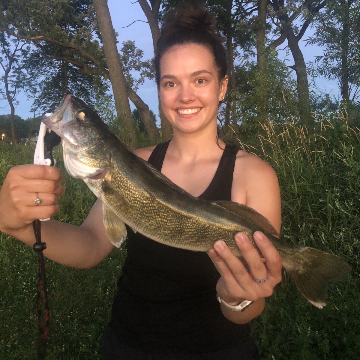 McCallumBrooke's tweet photo. Biggest walleye I’ve ever caught! Just under 20 inches! #walleye #fishing #walleyefishing #fishinglife https://t.co/o0PgtCdaNq
