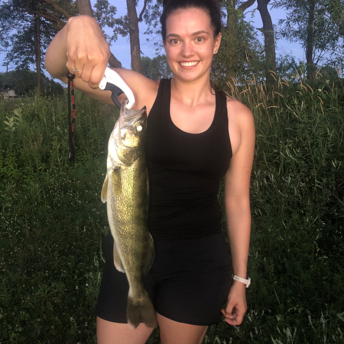 McCallumBrooke's tweet photo. Biggest walleye I’ve ever caught! Just under 20 inches! #walleye #fishing #walleyefishing #fishinglife https://t.co/o0PgtCdaNq