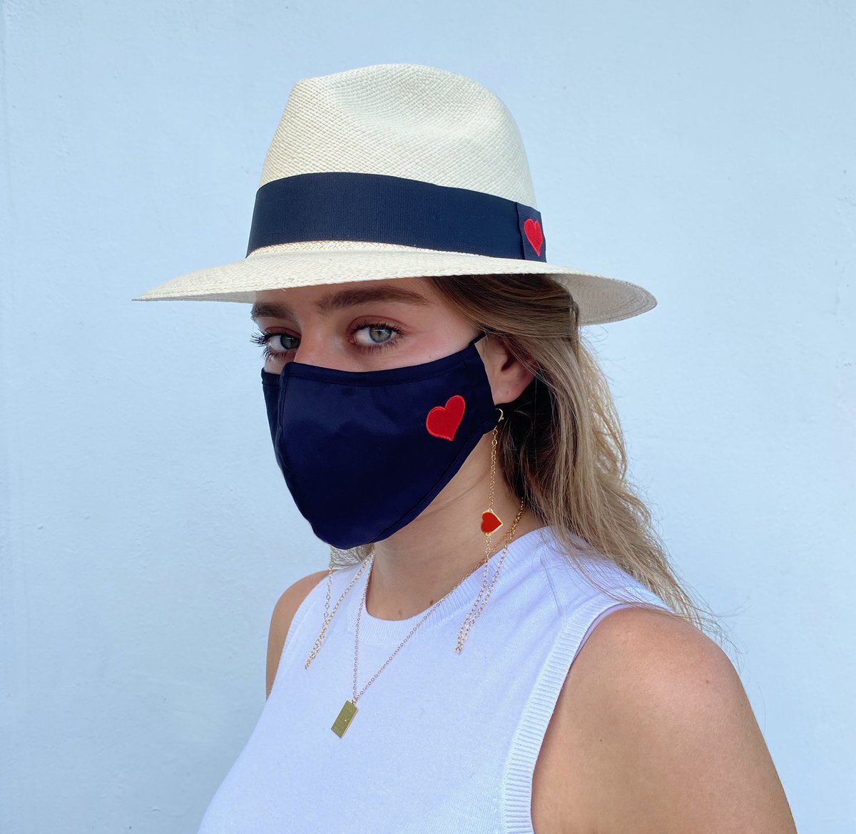 KippotWorld's tweet photo. Brand new collaboration between @worldhat &amp; @kippotworld 

HAMZA COLLECTION
Panama Hat 
Mask
Mask Holder
.
.
.
.
#kippotworld #worldhat #mask #panamahat #hat #hats #heartembroidery #maskholder https://t.co/gygnlbLShZ