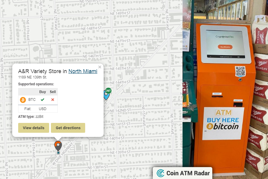 CoinATMRadar's tweet photo. Just installed #zzBit #bitcoin machine at A&R Variety Store in #NorthMiami πΊπΈ. Operated by #CryptoniteATM. Supported coins: #BTC
https://t.co/2IkNR9tUhF https://t.co/0jSMDSaeDE