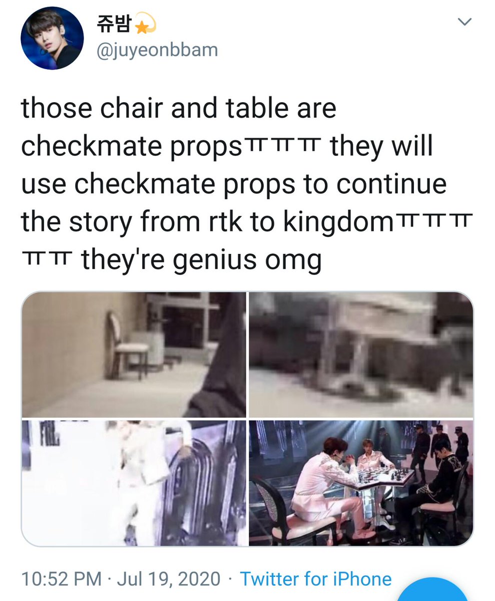 I told you they could perform Checkmate and now even more evidences are coming. They probably filmed "pre-round" video on July 14 when Juyeon said he's going to "venue". And now they started practice Checkmate 2.0 bcs of the 1st round "Hit Song Round". And yes, mv is coming too.