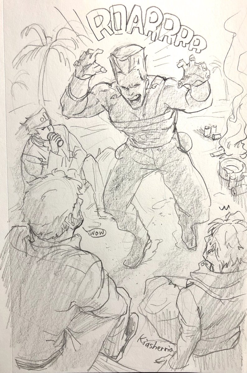 I just want to see them at least having some fun times. ?
Ughhhhhh!!! Why is #polnareff so cute...??? It was a little unexpectedly after I realized what I drew. ?
#jjba #jotaro #kakyoin #avdol #JosephJoestar
